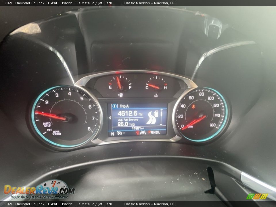 2020 Chevrolet Equinox LT AWD Pacific Blue Metallic / Jet Black Photo #10