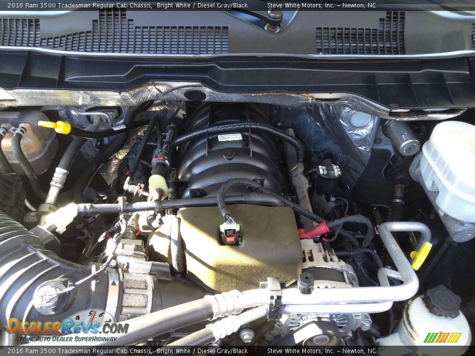 2016 Ram 3500 Tradesman Regular Cab Chassis 6.4 Liter HEMI MDS OHV 16-Valve VVT V8 Engine Photo #12