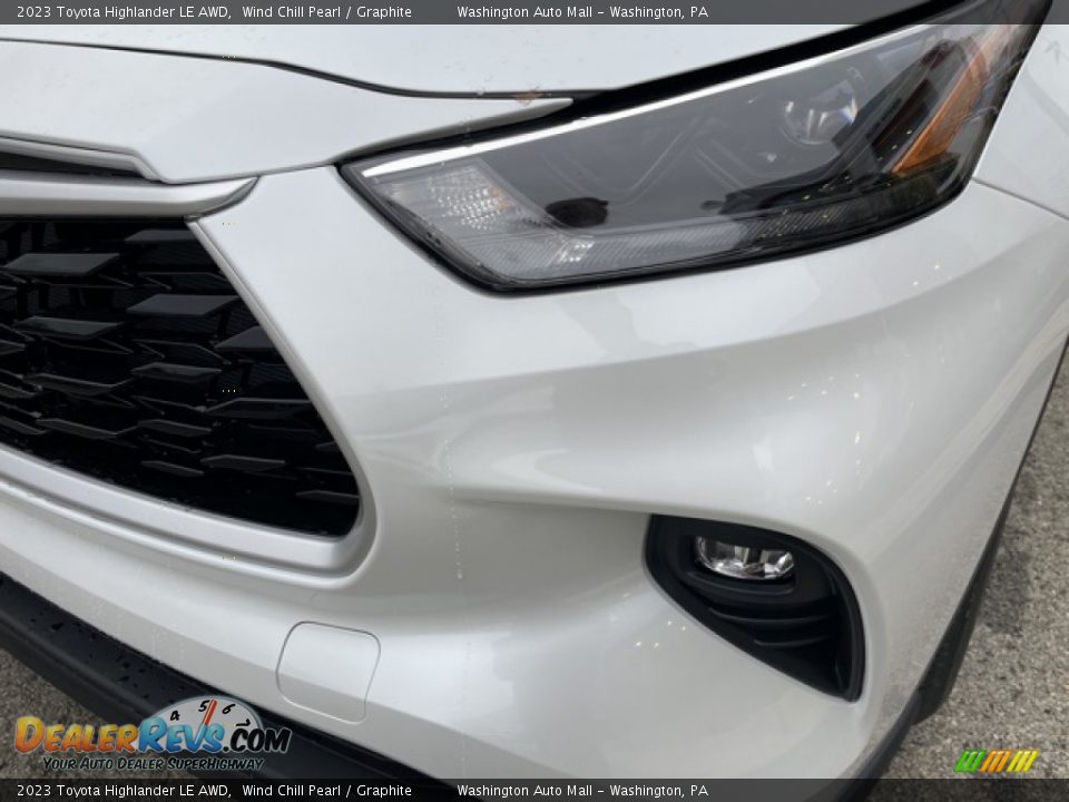 2023 Toyota Highlander LE AWD Wind Chill Pearl / Graphite Photo #22