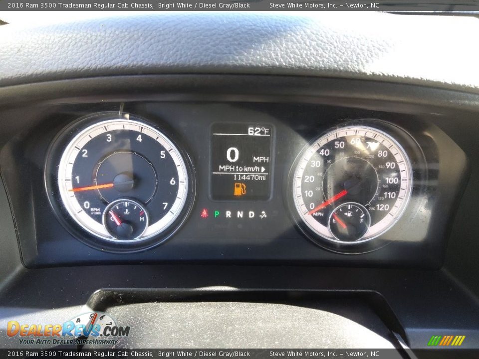 2016 Ram 3500 Tradesman Regular Cab Chassis Gauges Photo #21