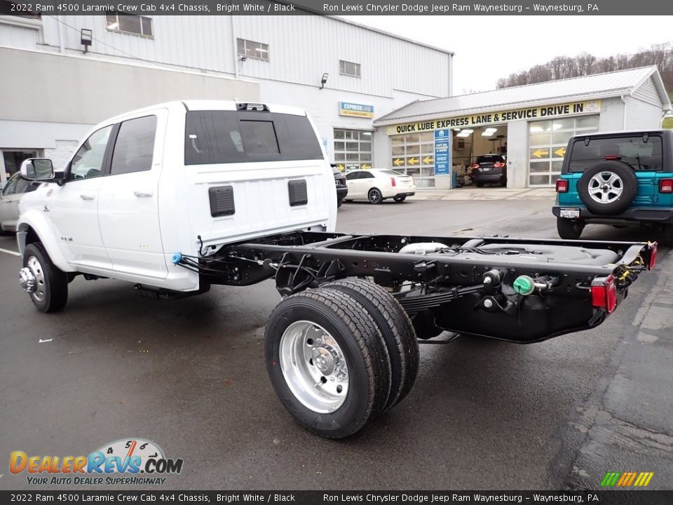 2022 Ram 4500 Laramie Crew Cab 4x4 Chassis Bright White / Black Photo #3