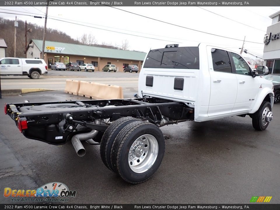 2022 Ram 4500 Laramie Crew Cab 4x4 Chassis Bright White / Black Photo #5