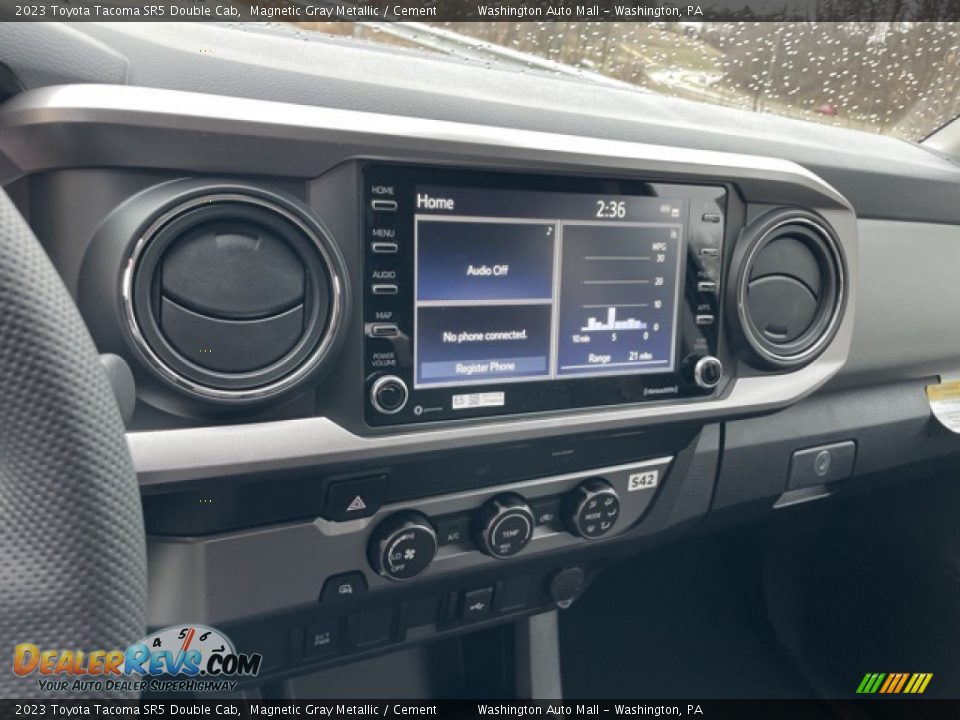 Controls of 2023 Toyota Tacoma SR5 Double Cab Photo #5