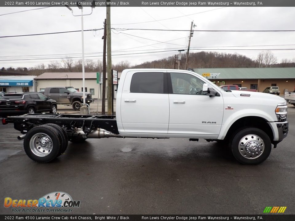 2022 Ram 4500 Laramie Crew Cab 4x4 Chassis Bright White / Black Photo #6