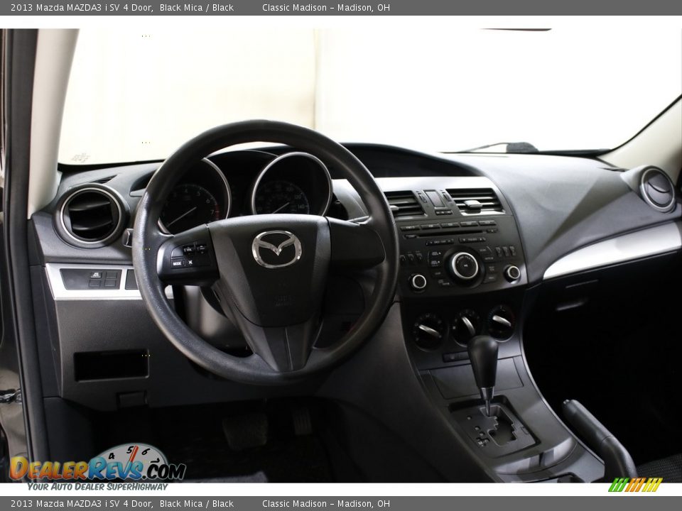 2013 Mazda MAZDA3 i SV 4 Door Black Mica / Black Photo #6