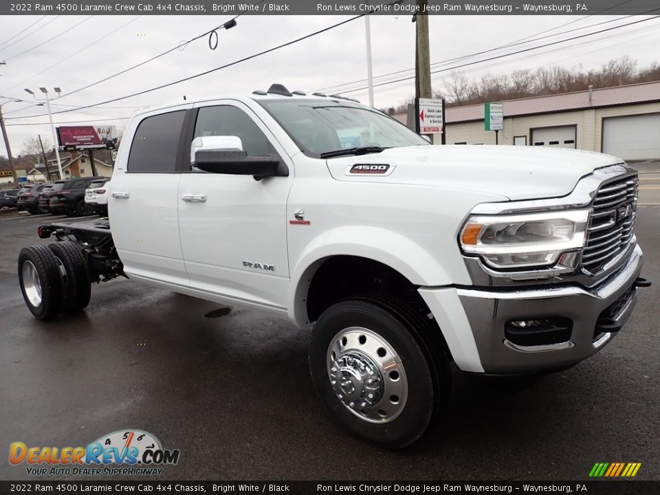 2022 Ram 4500 Laramie Crew Cab 4x4 Chassis Bright White / Black Photo #7