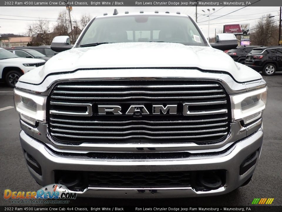 2022 Ram 4500 Laramie Crew Cab 4x4 Chassis Bright White / Black Photo #8