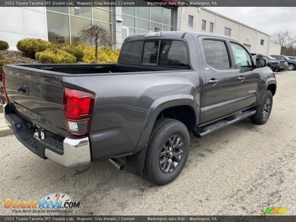 2023 Toyota Tacoma SR5 Double Cab Magnetic Gray Metallic / Cement Photo #9