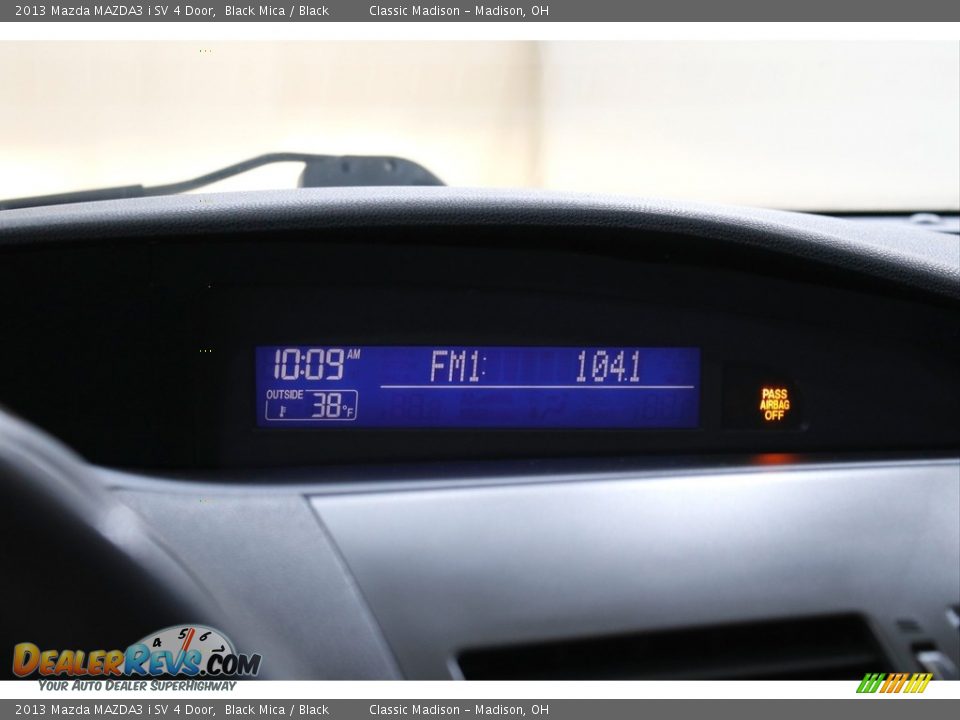 2013 Mazda MAZDA3 i SV 4 Door Black Mica / Black Photo #11