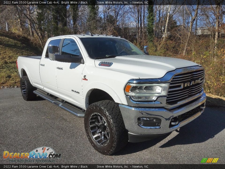 2022 Ram 3500 Laramie Crew Cab 4x4 Bright White / Black Photo #4