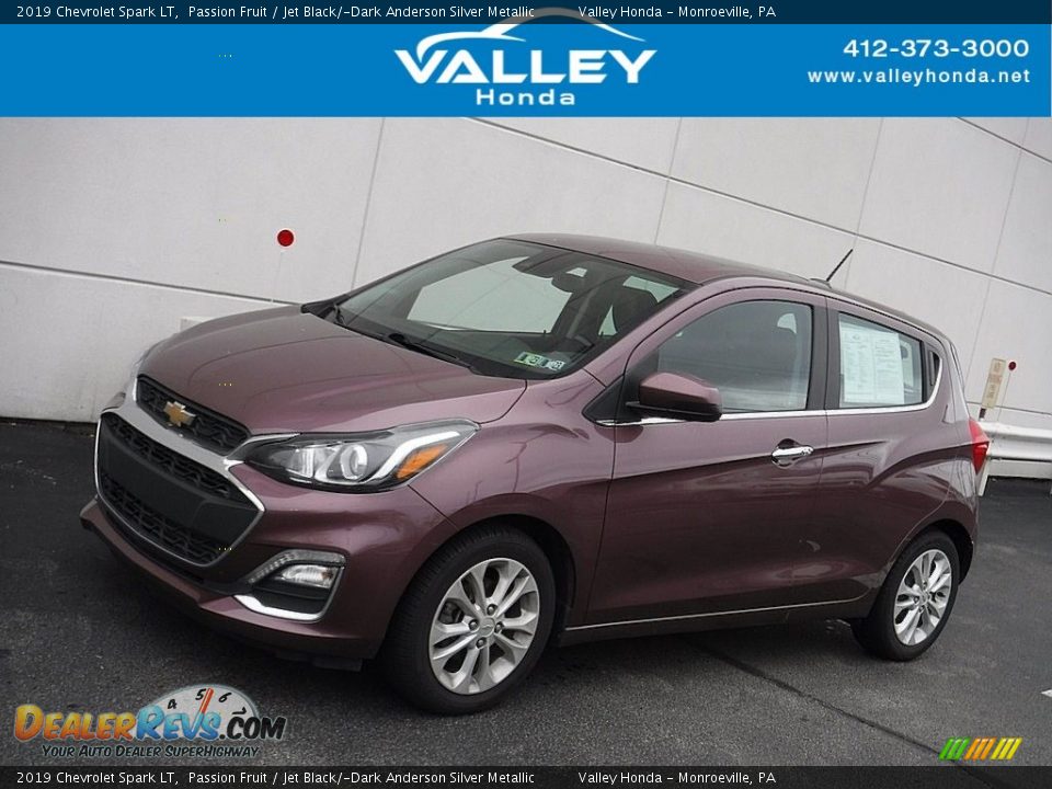 2019 Chevrolet Spark LT Passion Fruit / Jet Black/­Dark Anderson Silver Metallic Photo #1