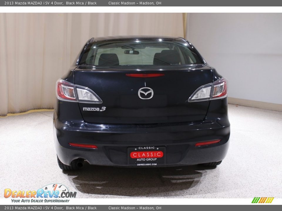 2013 Mazda MAZDA3 i SV 4 Door Black Mica / Black Photo #18