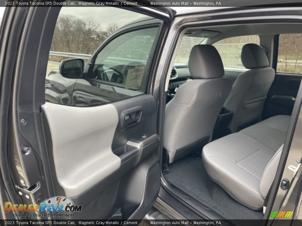Rear Seat of 2023 Toyota Tacoma SR5 Double Cab Photo #19