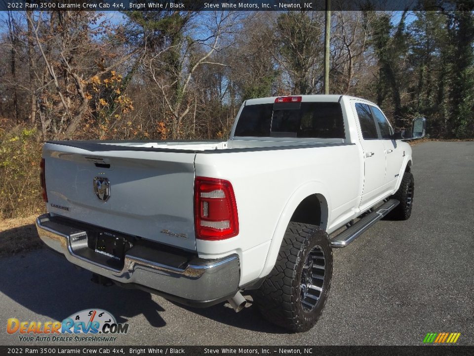 2022 Ram 3500 Laramie Crew Cab 4x4 Bright White / Black Photo #6