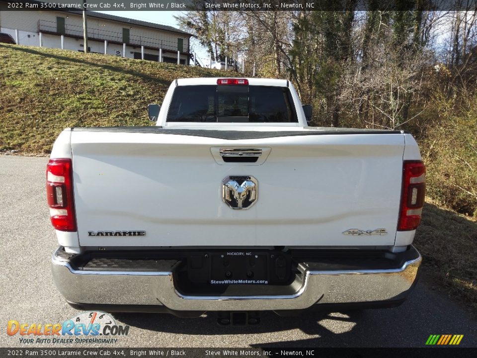 2022 Ram 3500 Laramie Crew Cab 4x4 Bright White / Black Photo #7