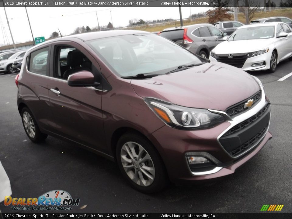 2019 Chevrolet Spark LT Passion Fruit / Jet Black/­Dark Anderson Silver Metallic Photo #6