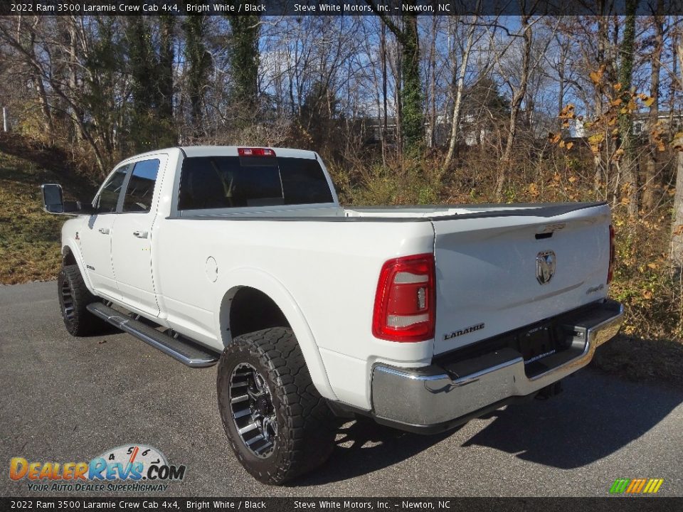 2022 Ram 3500 Laramie Crew Cab 4x4 Bright White / Black Photo #9