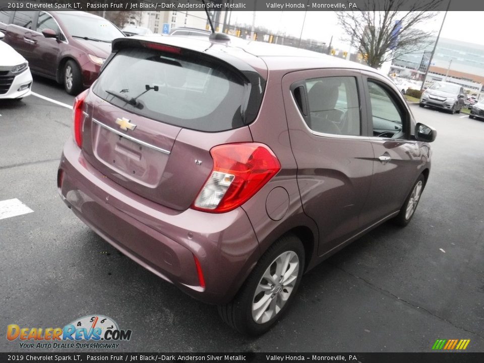 2019 Chevrolet Spark LT Passion Fruit / Jet Black/­Dark Anderson Silver Metallic Photo #7