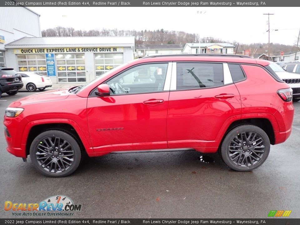 Redline Pearl 2022 Jeep Compass Limited (Red) Edition 4x4 Photo #2
