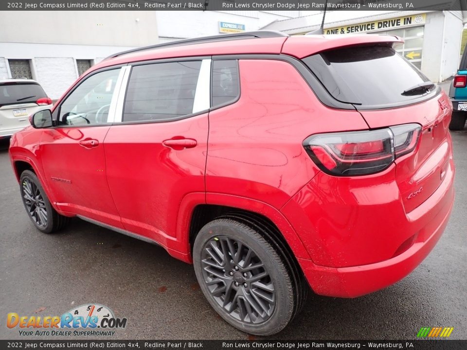 2022 Jeep Compass Limited (Red) Edition 4x4 Redline Pearl / Black Photo #3