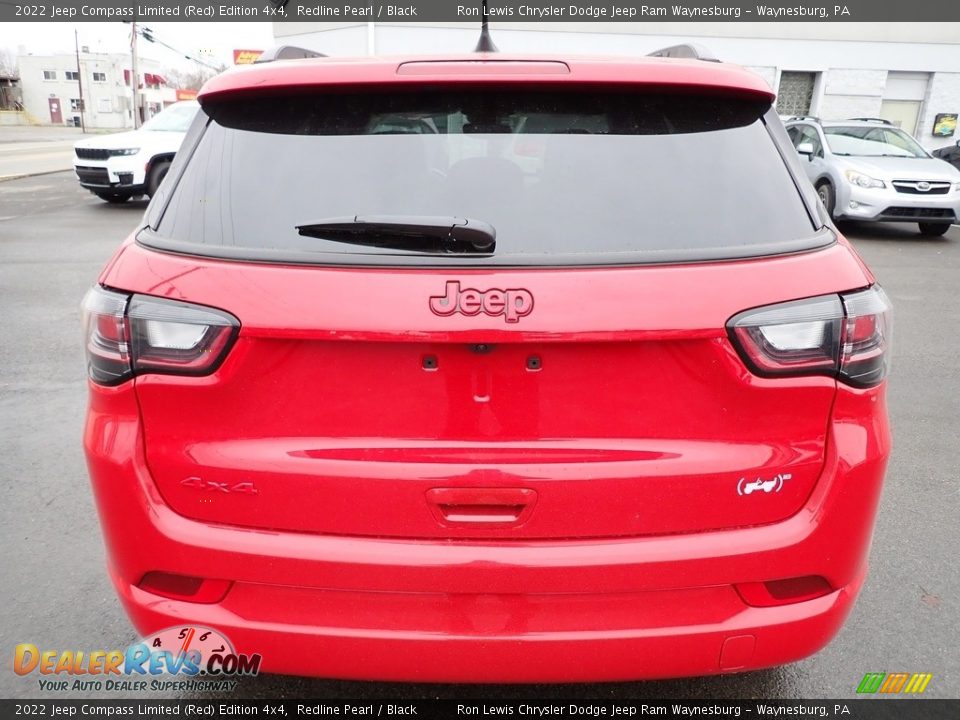 2022 Jeep Compass Limited (Red) Edition 4x4 Redline Pearl / Black Photo #4