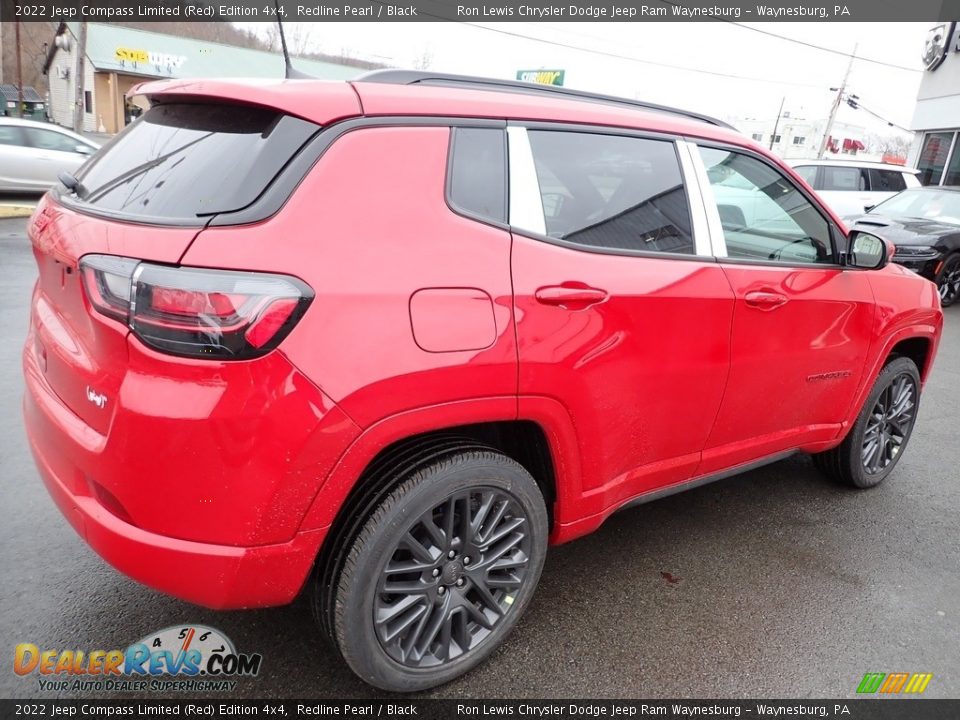 2022 Jeep Compass Limited (Red) Edition 4x4 Redline Pearl / Black Photo #6