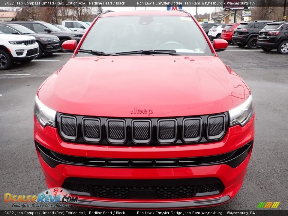 2022 Jeep Compass Limited (Red) Edition 4x4 Redline Pearl / Black Photo #9