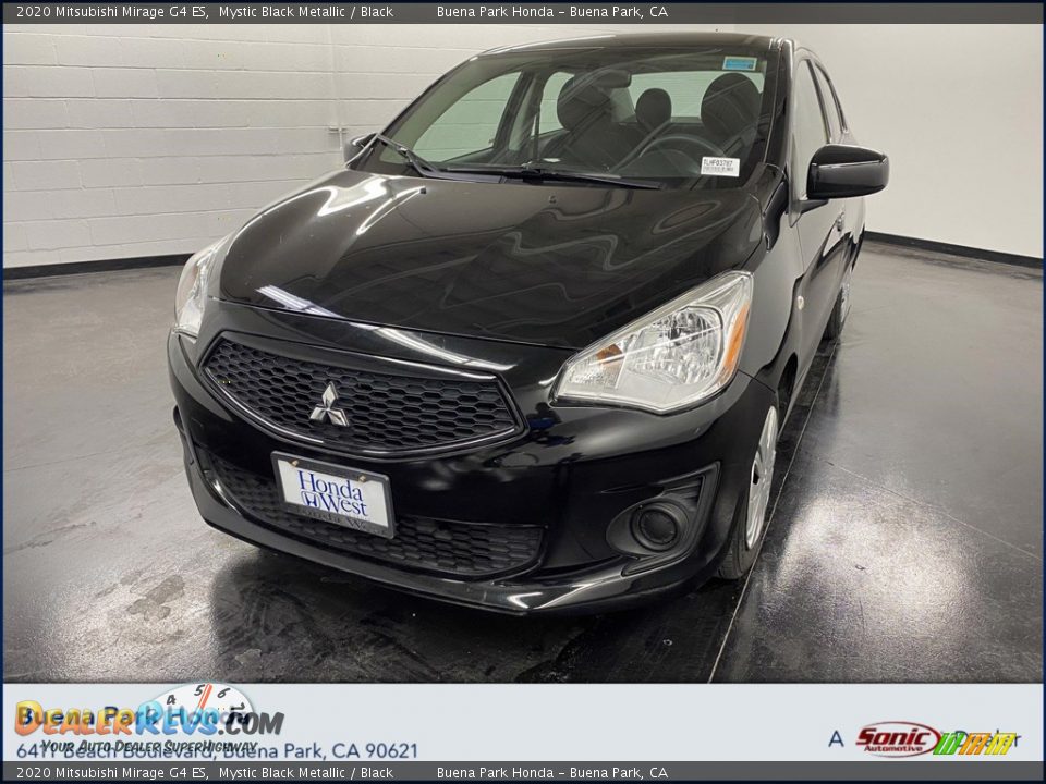 2020 Mitsubishi Mirage G4 ES Mystic Black Metallic / Black Photo #1