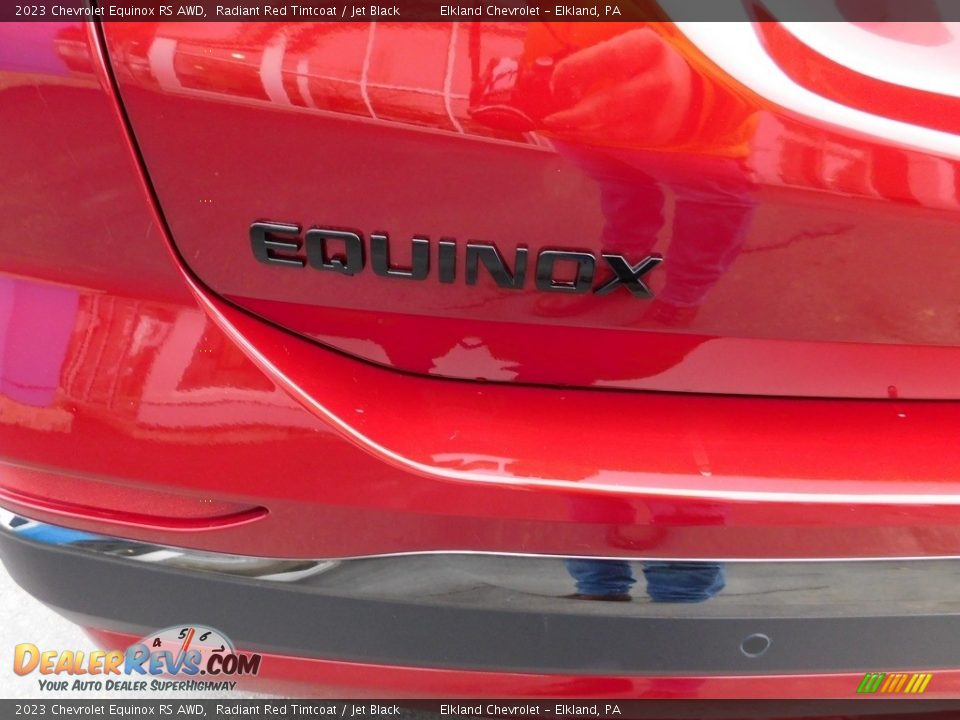 2023 Chevrolet Equinox RS AWD Radiant Red Tintcoat / Jet Black Photo #12