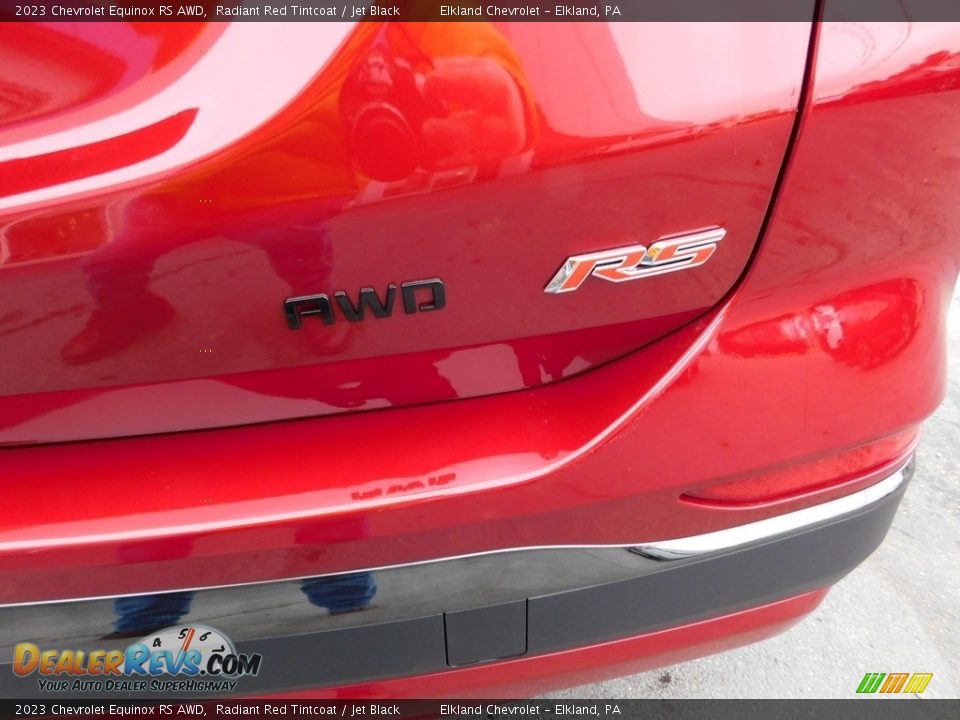 2023 Chevrolet Equinox RS AWD Radiant Red Tintcoat / Jet Black Photo #13