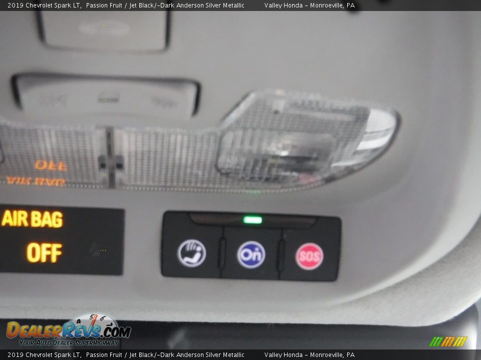 2019 Chevrolet Spark LT Passion Fruit / Jet Black/­Dark Anderson Silver Metallic Photo #21