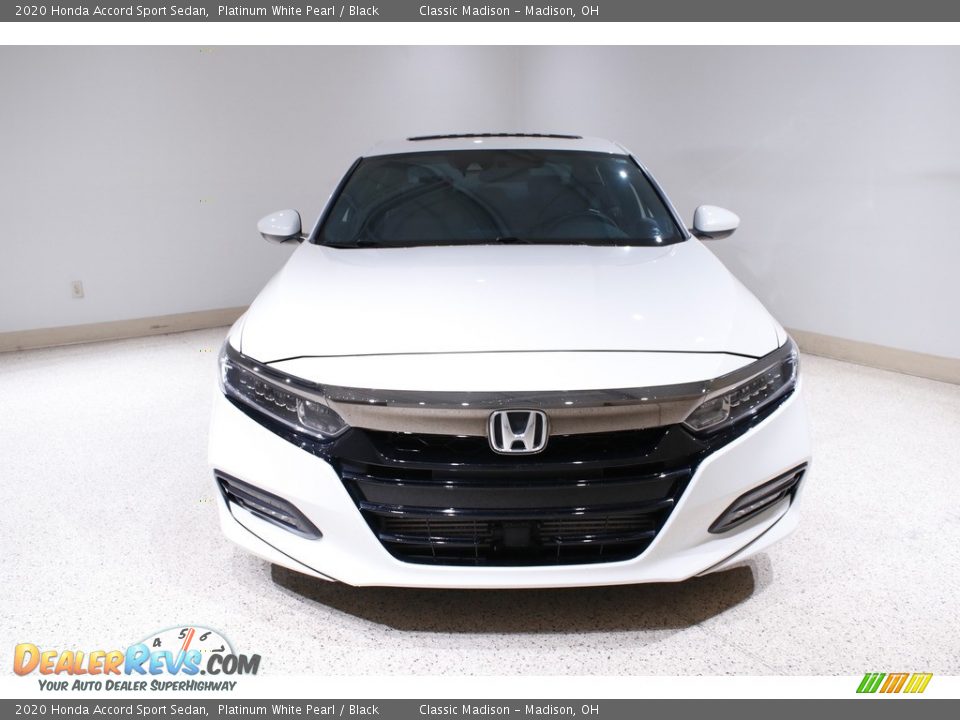 2020 Honda Accord Sport Sedan Platinum White Pearl / Black Photo #2