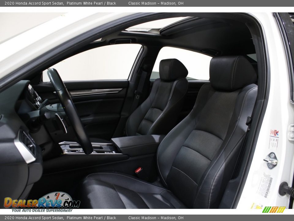 2020 Honda Accord Sport Sedan Platinum White Pearl / Black Photo #5