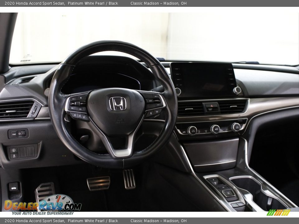 2020 Honda Accord Sport Sedan Platinum White Pearl / Black Photo #6
