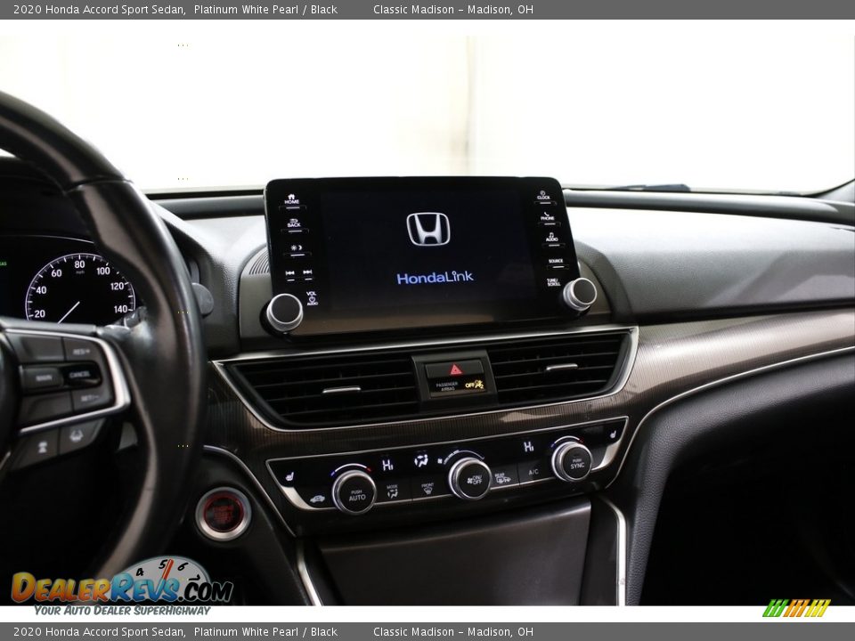 2020 Honda Accord Sport Sedan Platinum White Pearl / Black Photo #9