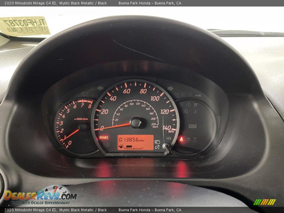 2020 Mitsubishi Mirage G4 ES Gauges Photo #20