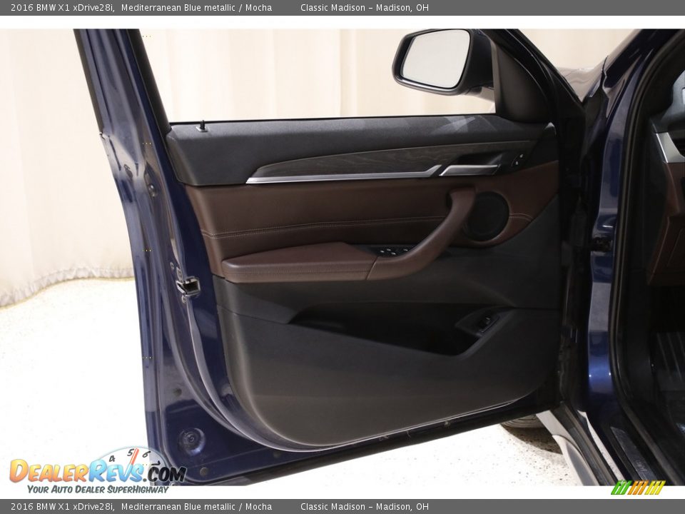 2016 BMW X1 xDrive28i Mediterranean Blue metallic / Mocha Photo #4