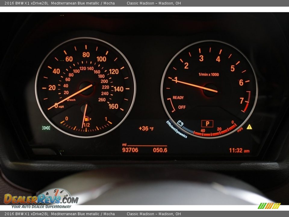 2016 BMW X1 xDrive28i Mediterranean Blue metallic / Mocha Photo #8