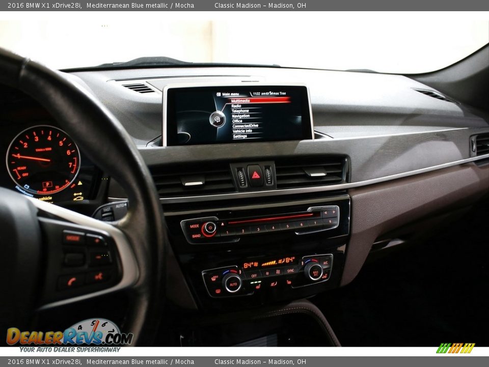 2016 BMW X1 xDrive28i Mediterranean Blue metallic / Mocha Photo #9