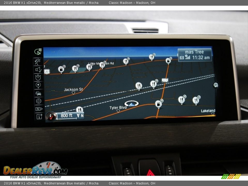 2016 BMW X1 xDrive28i Mediterranean Blue metallic / Mocha Photo #10