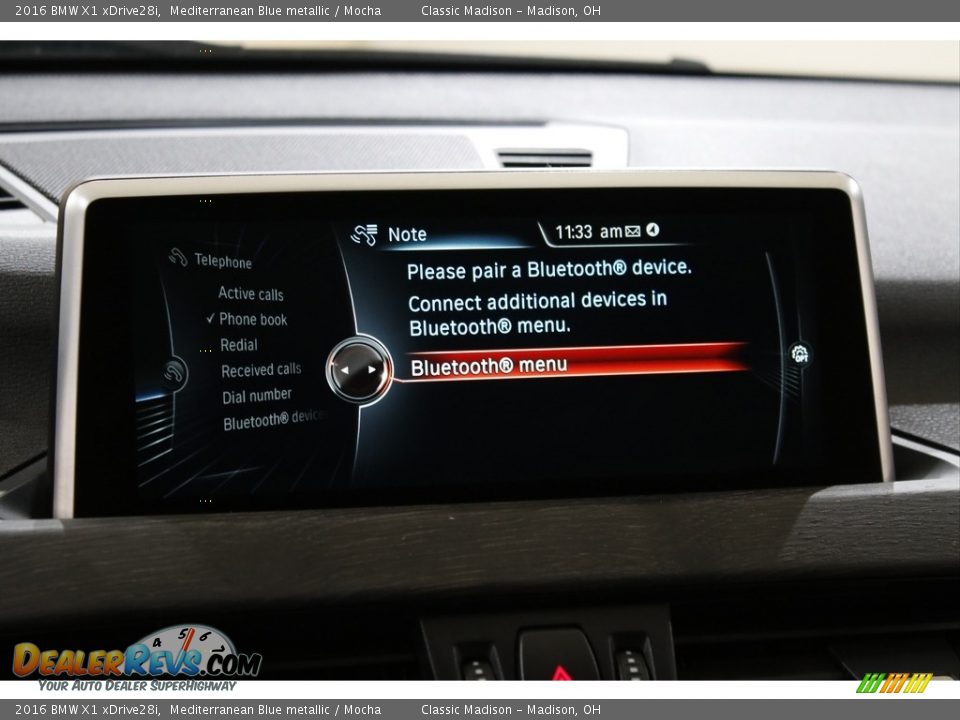 2016 BMW X1 xDrive28i Mediterranean Blue metallic / Mocha Photo #11