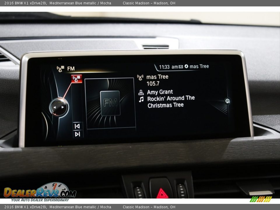 2016 BMW X1 xDrive28i Mediterranean Blue metallic / Mocha Photo #12
