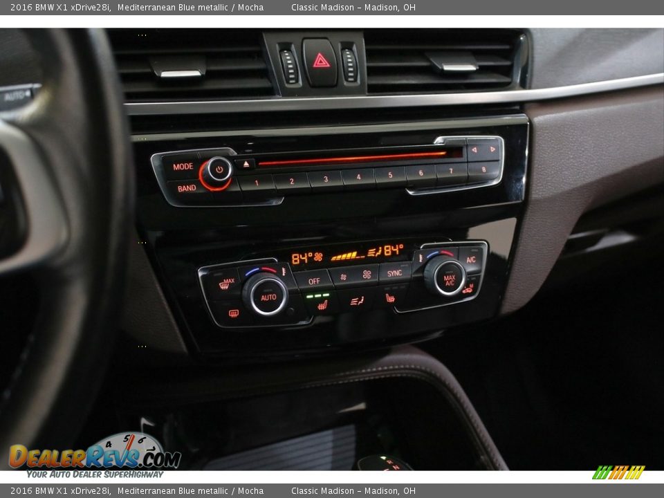 2016 BMW X1 xDrive28i Mediterranean Blue metallic / Mocha Photo #14