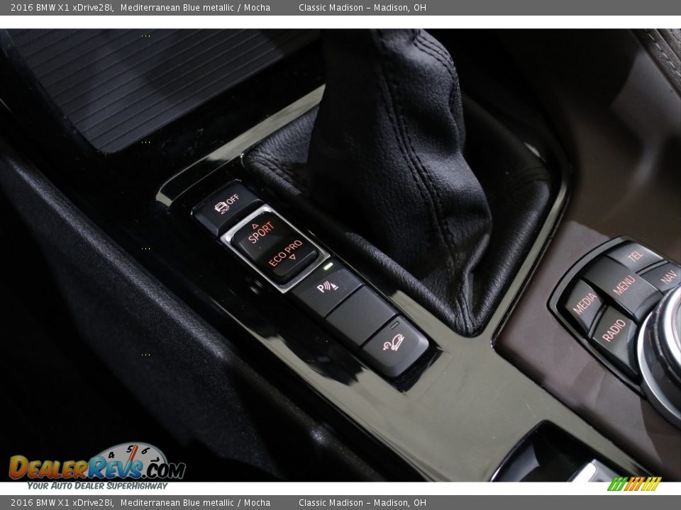 2016 BMW X1 xDrive28i Mediterranean Blue metallic / Mocha Photo #17
