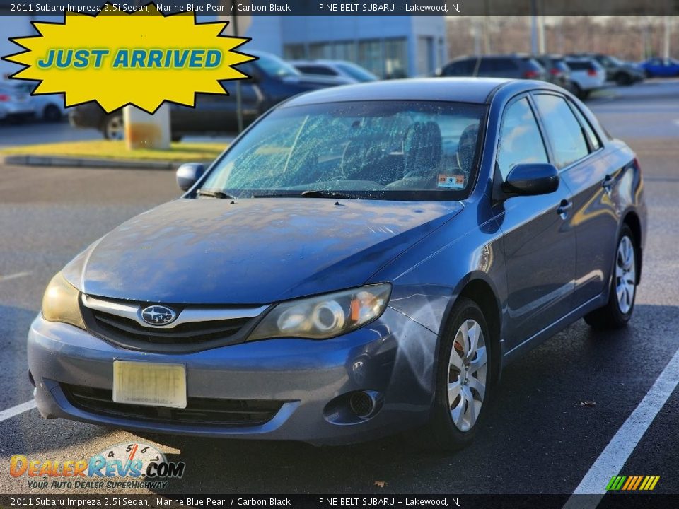 2011 Subaru Impreza 2.5i Sedan Marine Blue Pearl / Carbon Black Photo #1