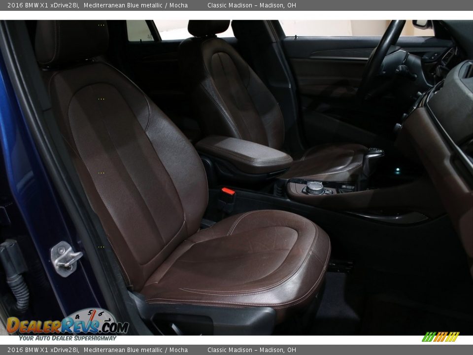 2016 BMW X1 xDrive28i Mediterranean Blue metallic / Mocha Photo #18