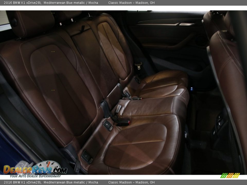 2016 BMW X1 xDrive28i Mediterranean Blue metallic / Mocha Photo #19