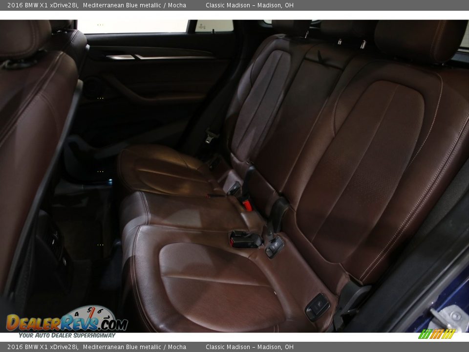 2016 BMW X1 xDrive28i Mediterranean Blue metallic / Mocha Photo #20