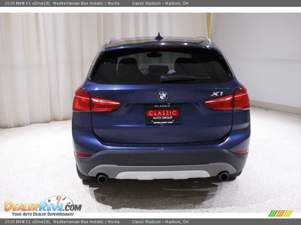 2016 BMW X1 xDrive28i Mediterranean Blue metallic / Mocha Photo #21