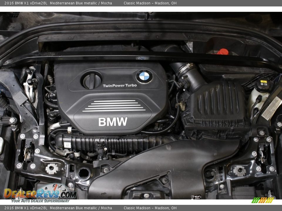 2016 BMW X1 xDrive28i Mediterranean Blue metallic / Mocha Photo #22